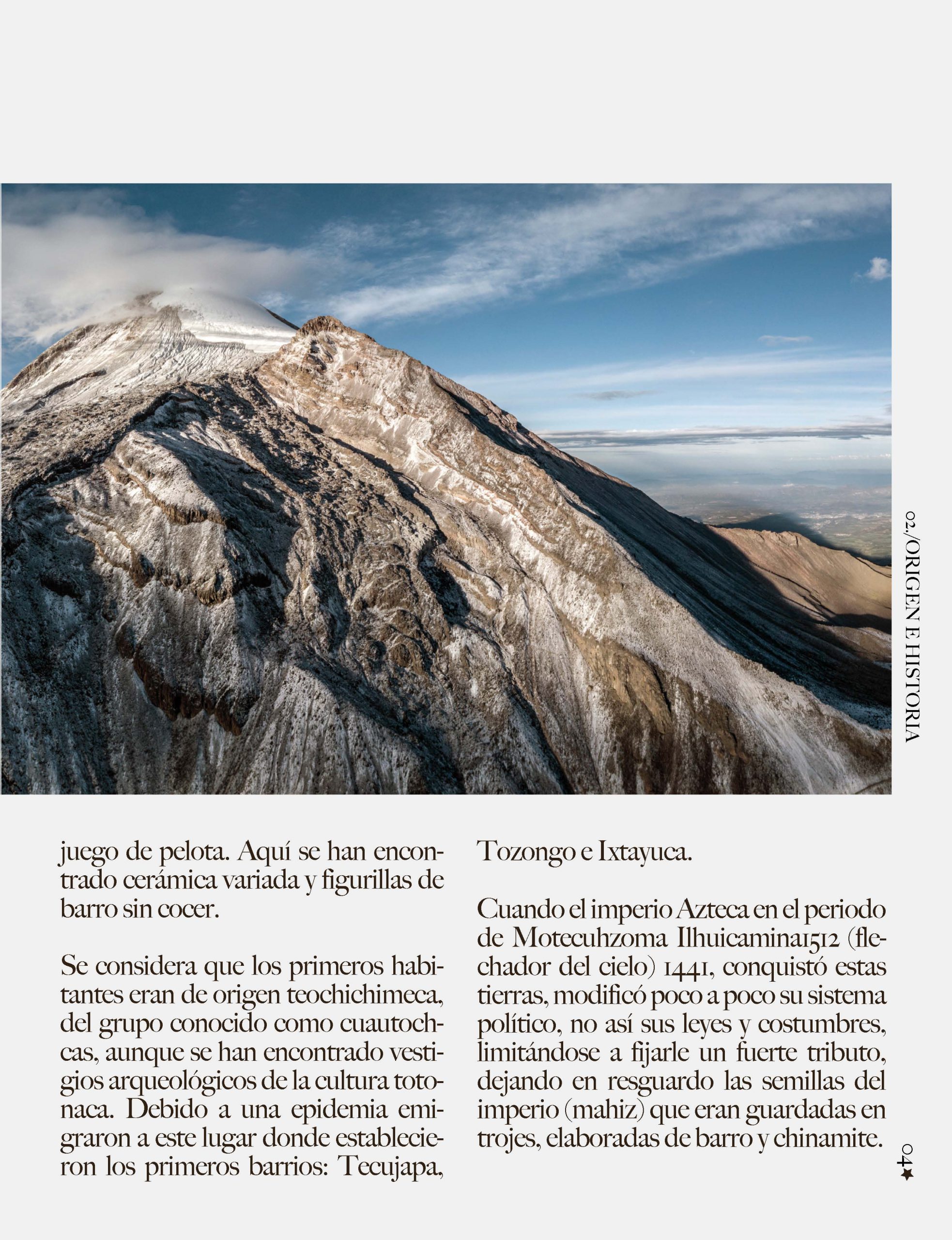 El Pico de Orizaba como presencia territorial de Coscomatepec