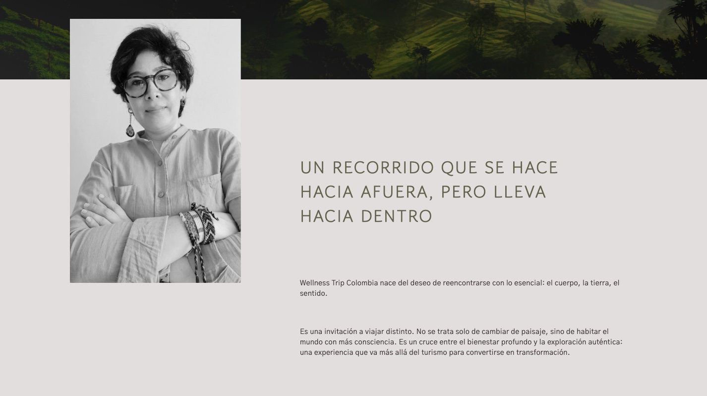 Página sobre la historia de Alejandra Millán