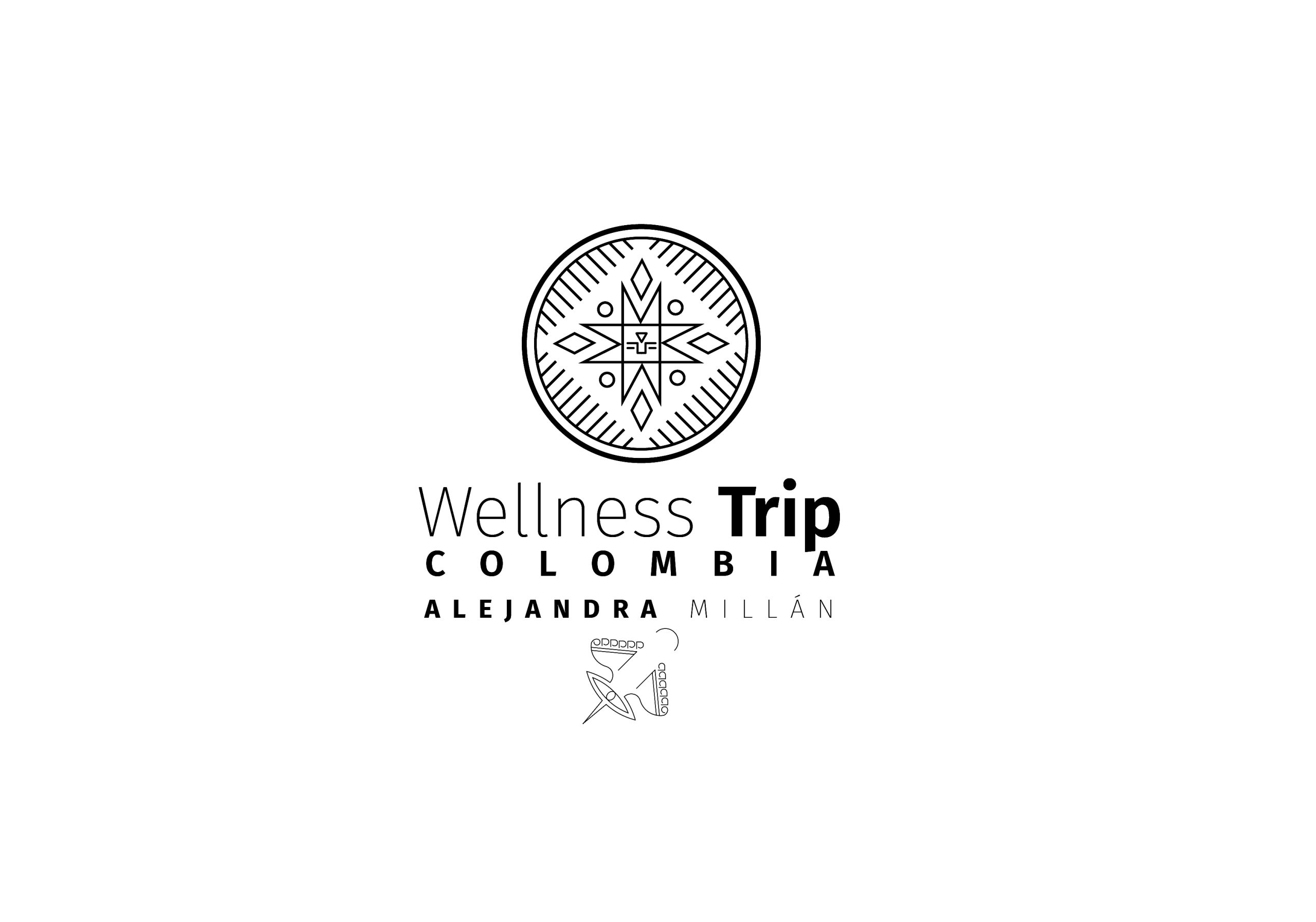 Logotipo de Wellness Trip Colombia y Alejandra Millán