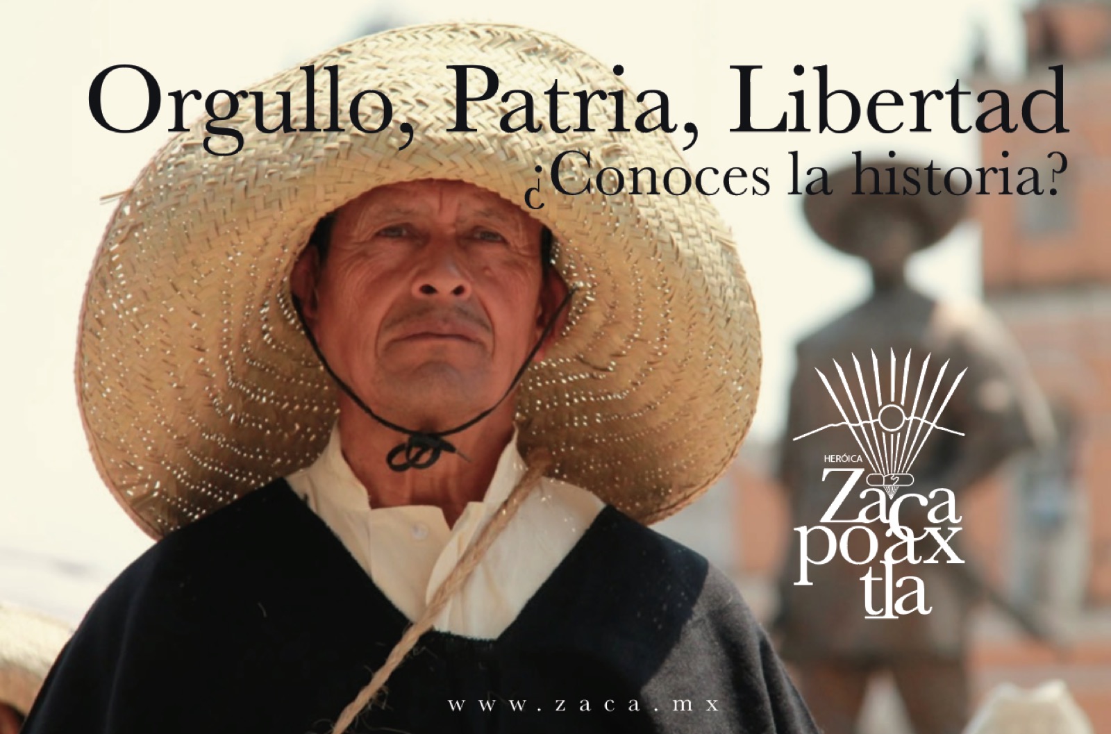 Pieza de campaña sobre orgullo, patria y libertad